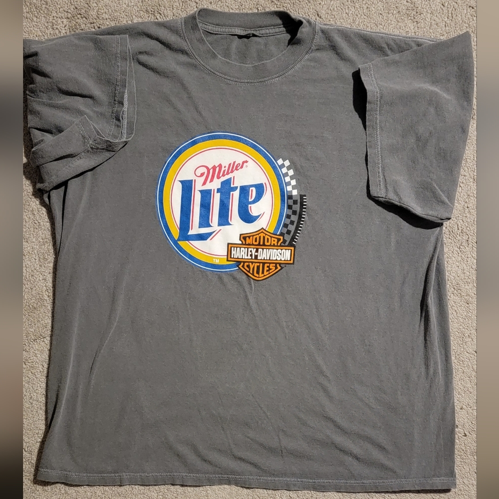 Harley-Davidson Miller Lite tshirt